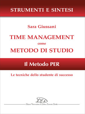 cover image of Time Management come metodo di studio